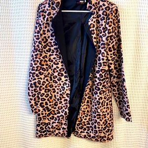 Leopard Blazer